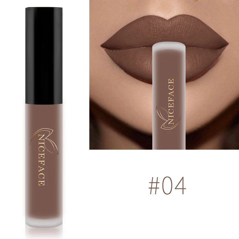 Labial Mate Líquido NICEFACE - Larga Duración