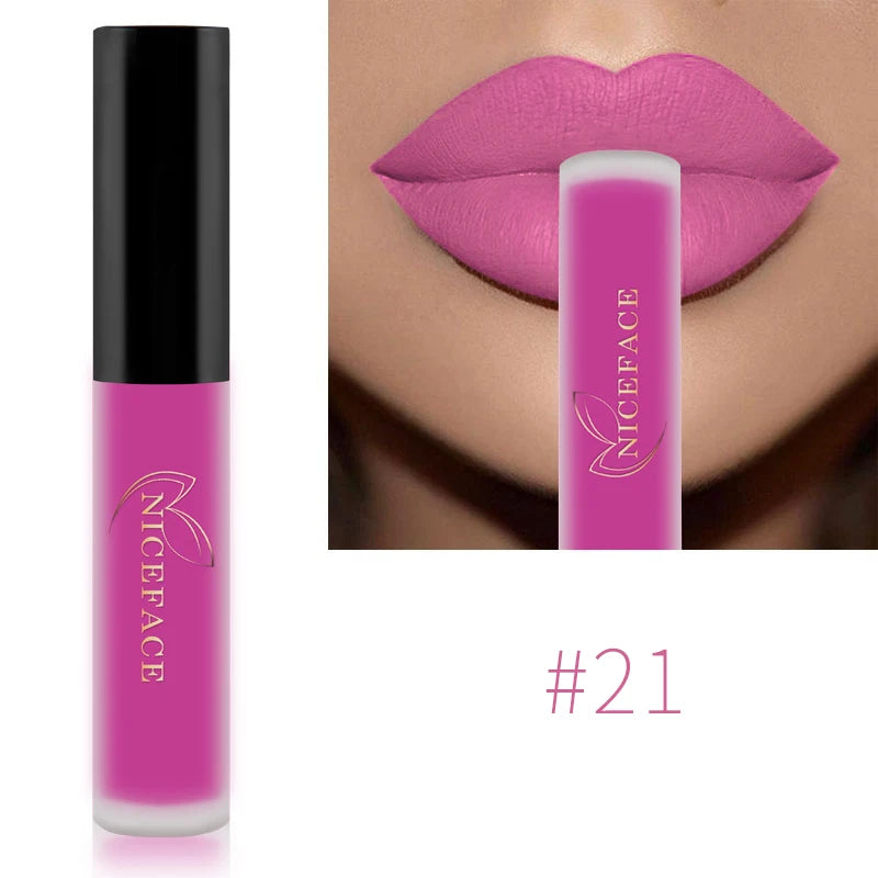 Labial Mate Líquido NICEFACE - Larga Duración