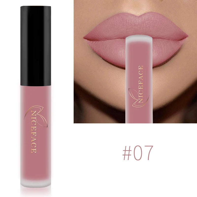 Labial Mate Líquido NICEFACE - Larga Duración