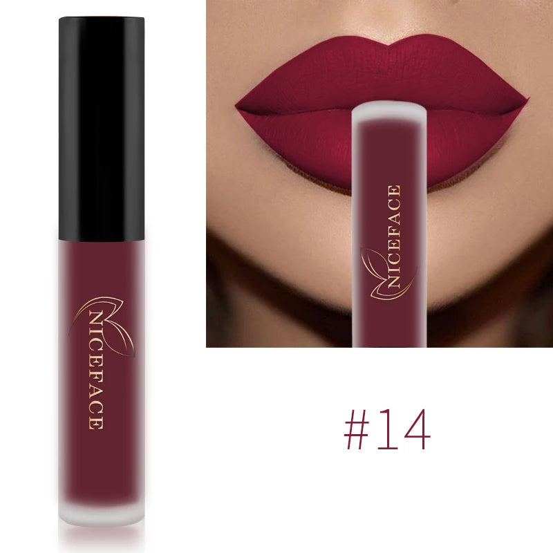 Labial Mate Líquido NICEFACE - Larga Duración