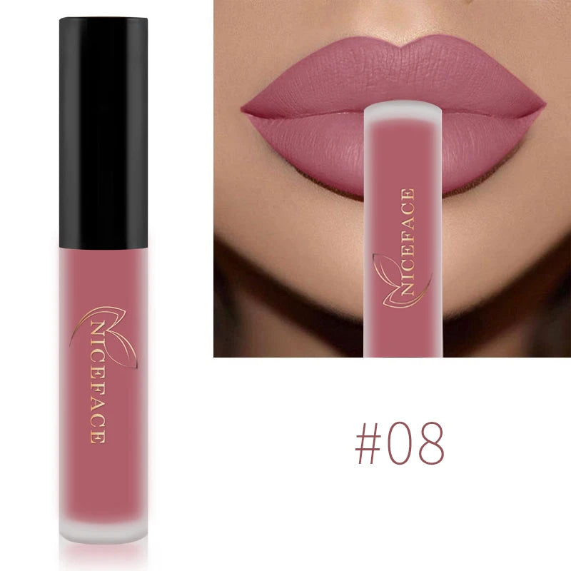 Labial Mate Líquido NICEFACE - Larga Duración