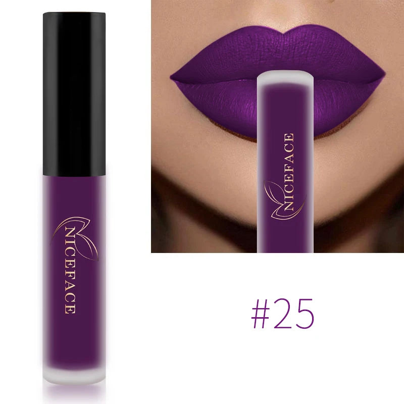 Labial Mate Líquido NICEFACE - Larga Duración