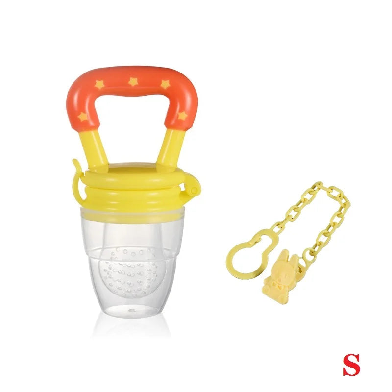 Chupete alimentador: dispensador de fruta fresca y alimentos