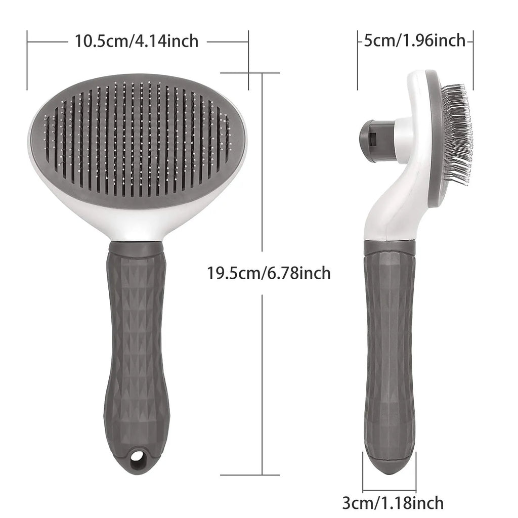 Cepillo Autolimpiante para Perros y Gatos - Elimina el Pelo Suelto