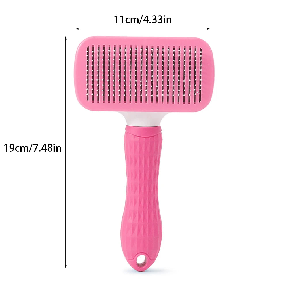 Cepillo Autolimpiante para Perros y Gatos - Elimina el Pelo Suelto