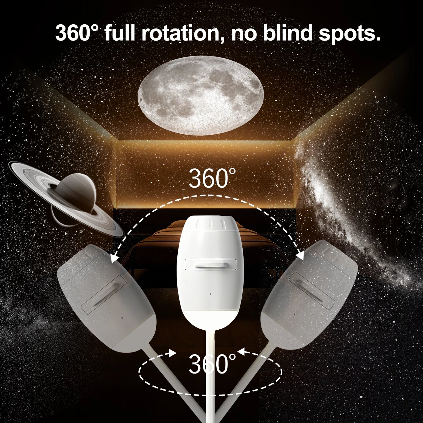 Proyector de estrellas y galaxias