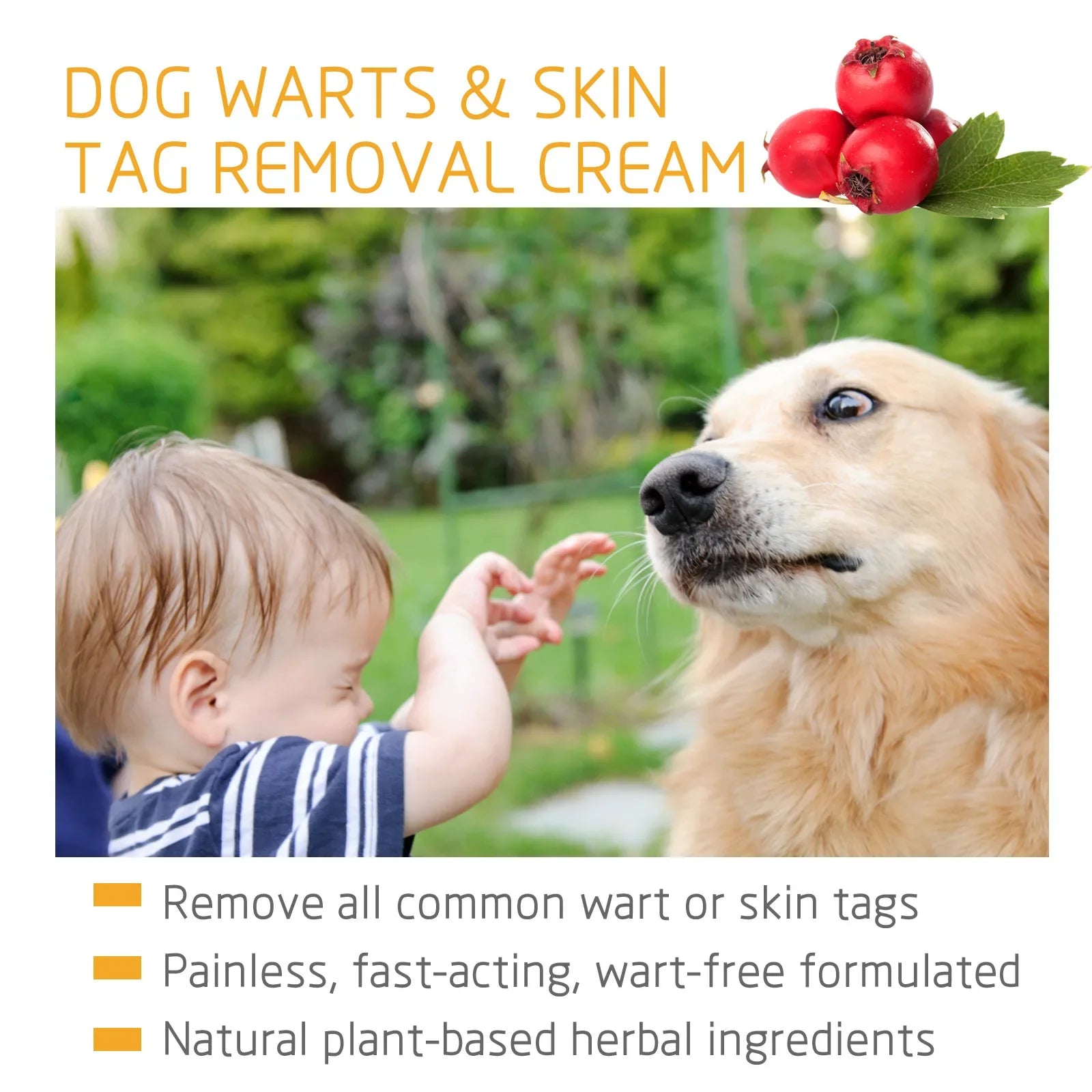 Crema para Verrugas y Lunares de Mascotas YEGBONG - Cuidado de Piel