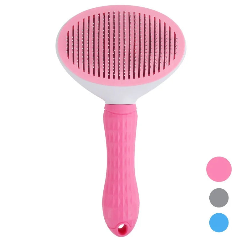 Cepillo Autolimpiante para Perros y Gatos - Elimina el Pelo Suelto