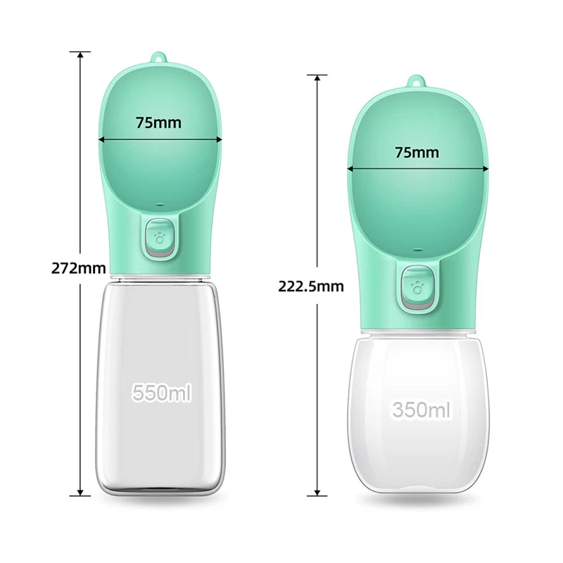 Dispensador de Agua Portátil para Mascotas - Antigoteo