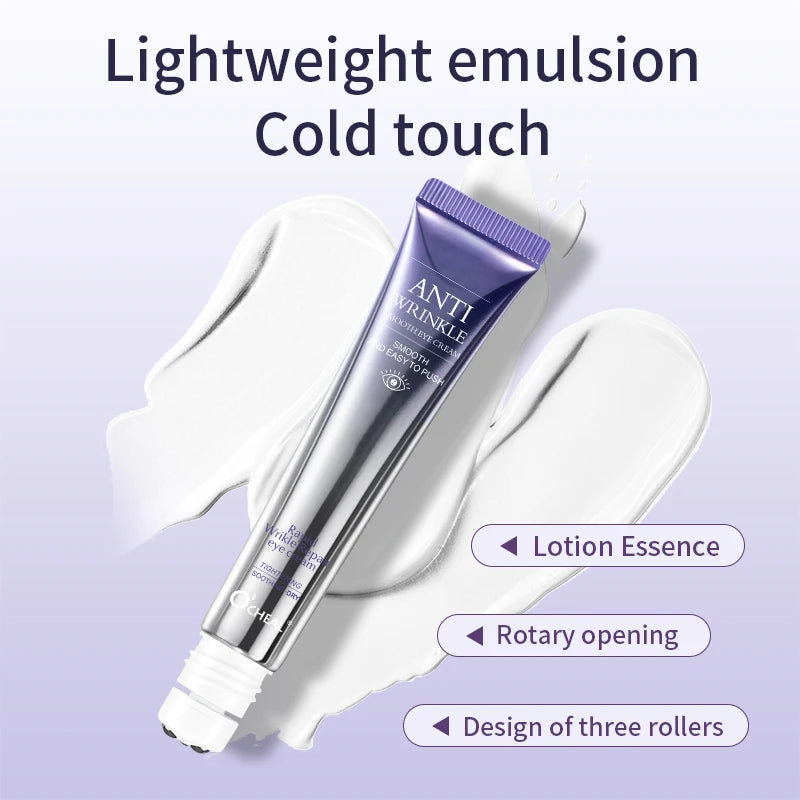 Crema Contorno de Ojos O'CHEAL - Antiojeras y Antiarrugas con Rodillo