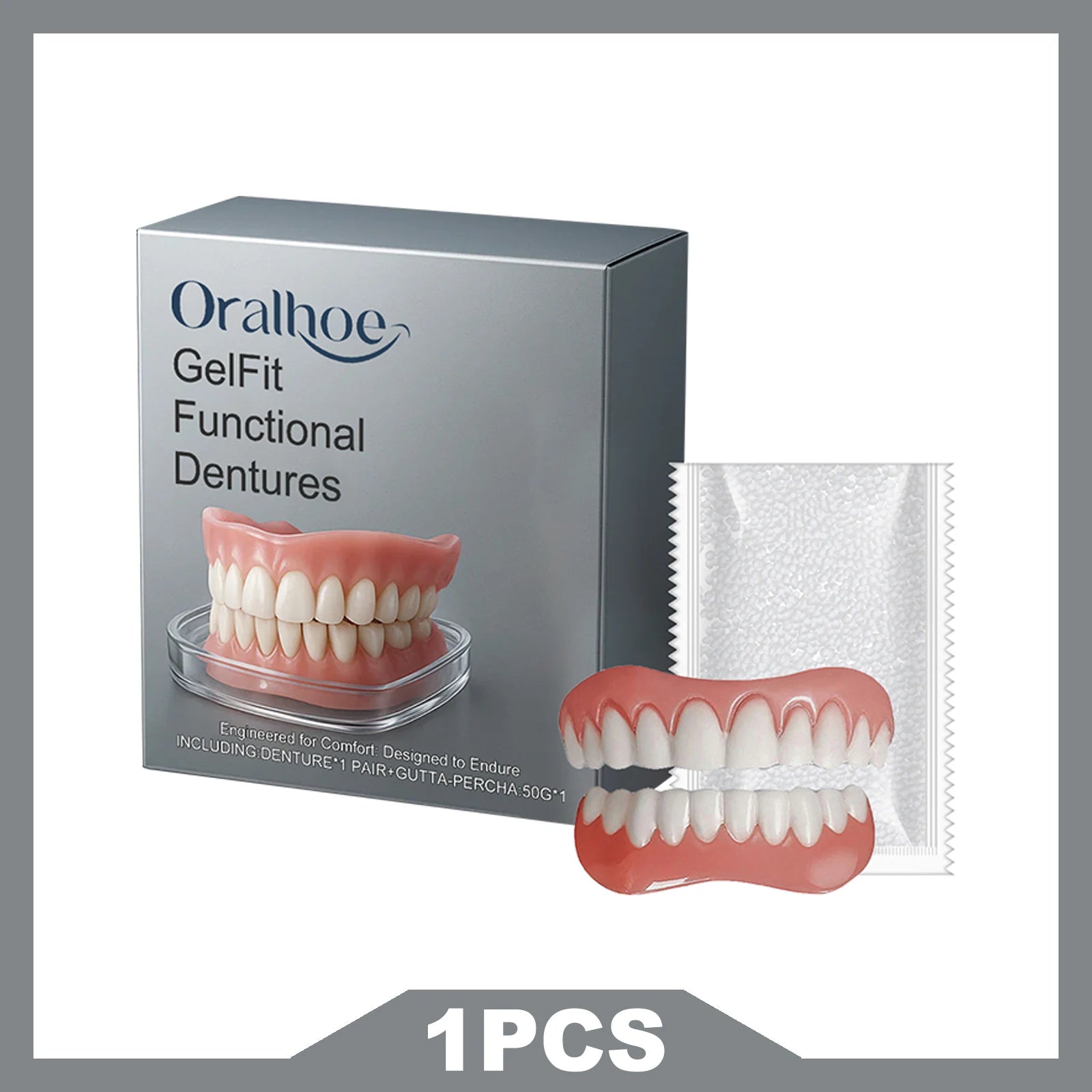 Juego de dentadura postiza de resina funcional ORALHOE