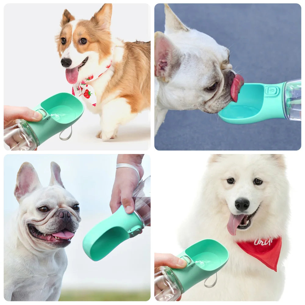 Dispensador de Agua Portátil para Mascotas - Antigoteo