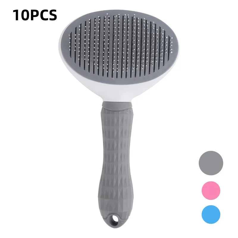 Cepillo Autolimpiante para Perros y Gatos - Elimina el Pelo Suelto