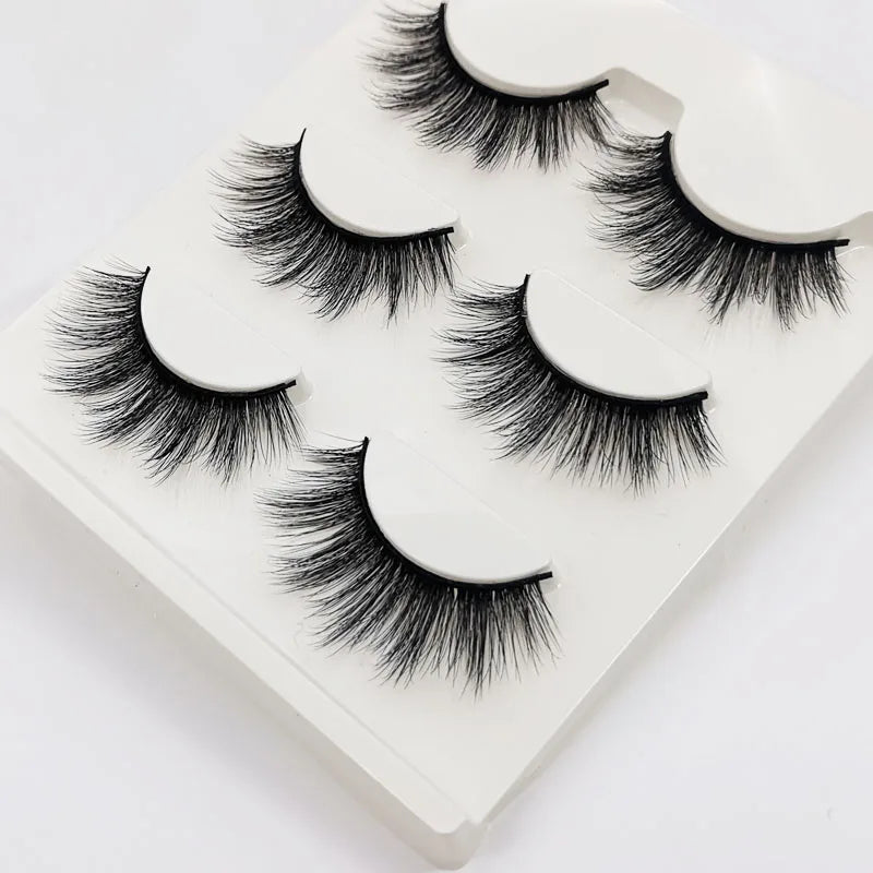Pestañas Postizas 3D Faux Mink - Naturales y Reutilizables
