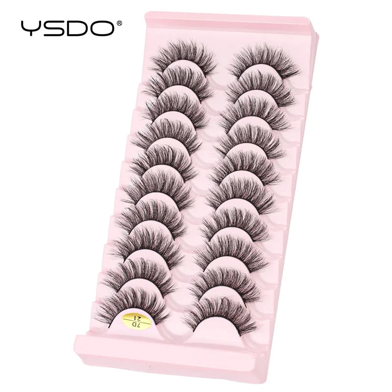Pestañas Postizas 3D Faux Mink - Naturales y Reutilizables