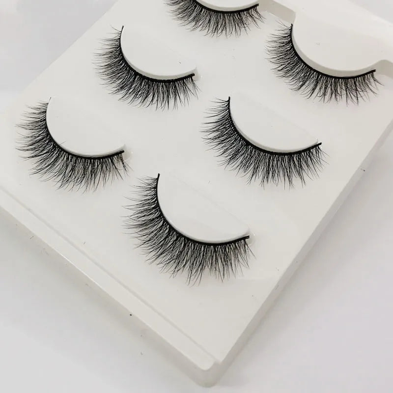 Pestañas Postizas 3D Faux Mink - Naturales y Reutilizables