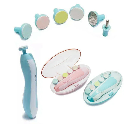Set de manicura eléctrica multifuncional para el cuidado de las uñas del bebé