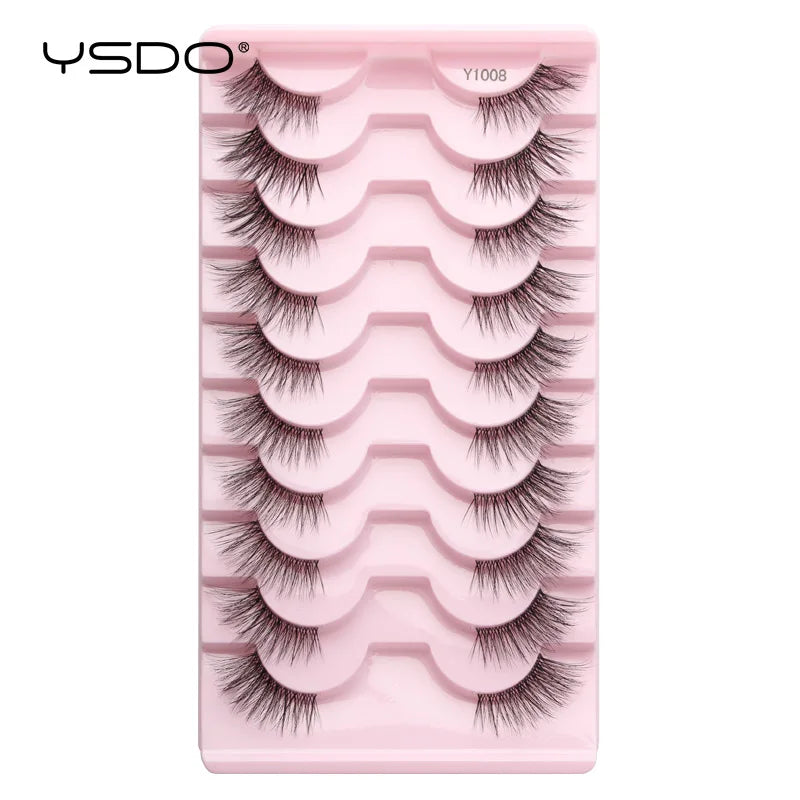 Pestañas Postizas 3D Faux Mink - Naturales y Reutilizables