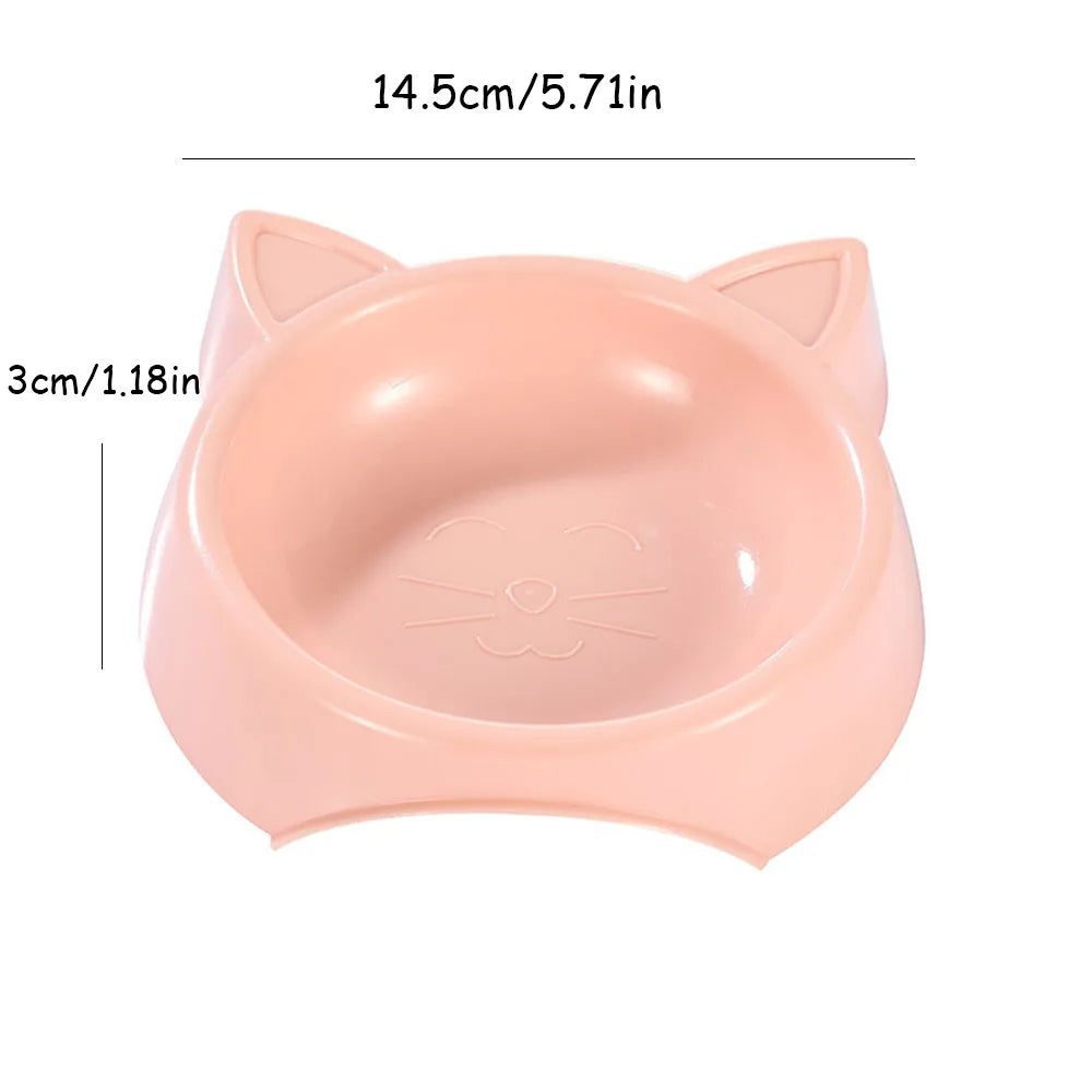 Comederos coloridos para gatos y perros: cuencos para comida y agua.