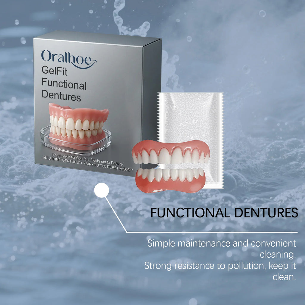 Juego de dentadura postiza de resina funcional ORALHOE
