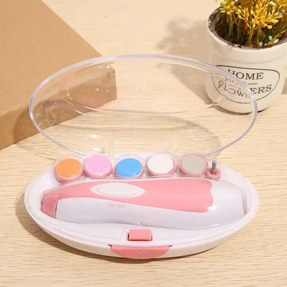 Set de manicura eléctrica multifuncional para el cuidado de las uñas del bebé