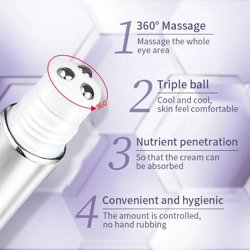 Crema Contorno de Ojos O'CHEAL - Antiojeras y Antiarrugas con Rodillo