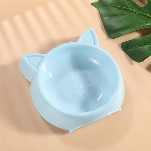 Comederos coloridos para gatos y perros: cuencos para comida y agua.