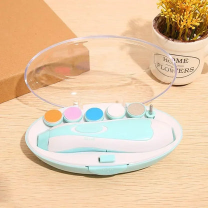 Set de manicura eléctrica multifuncional para el cuidado de las uñas del bebé