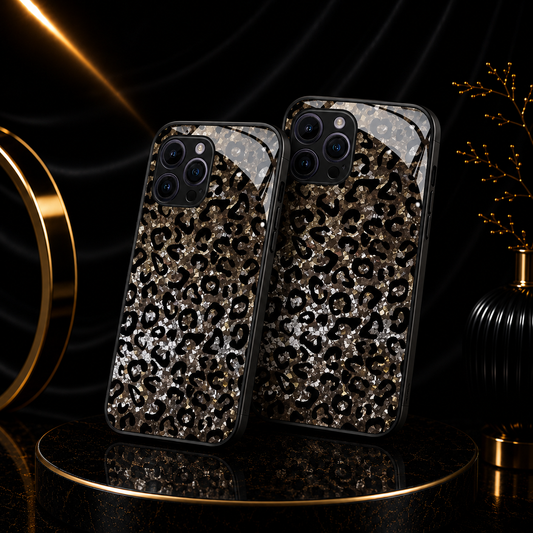 Funda para iPhone con estampado de leopardo