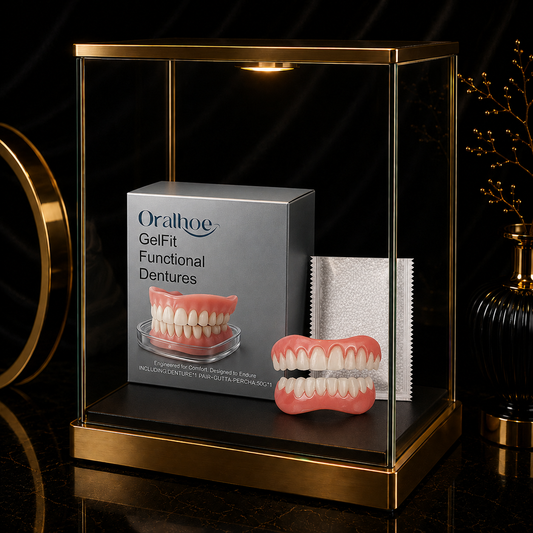 Juego de dentadura postiza de resina funcional ORALHOE