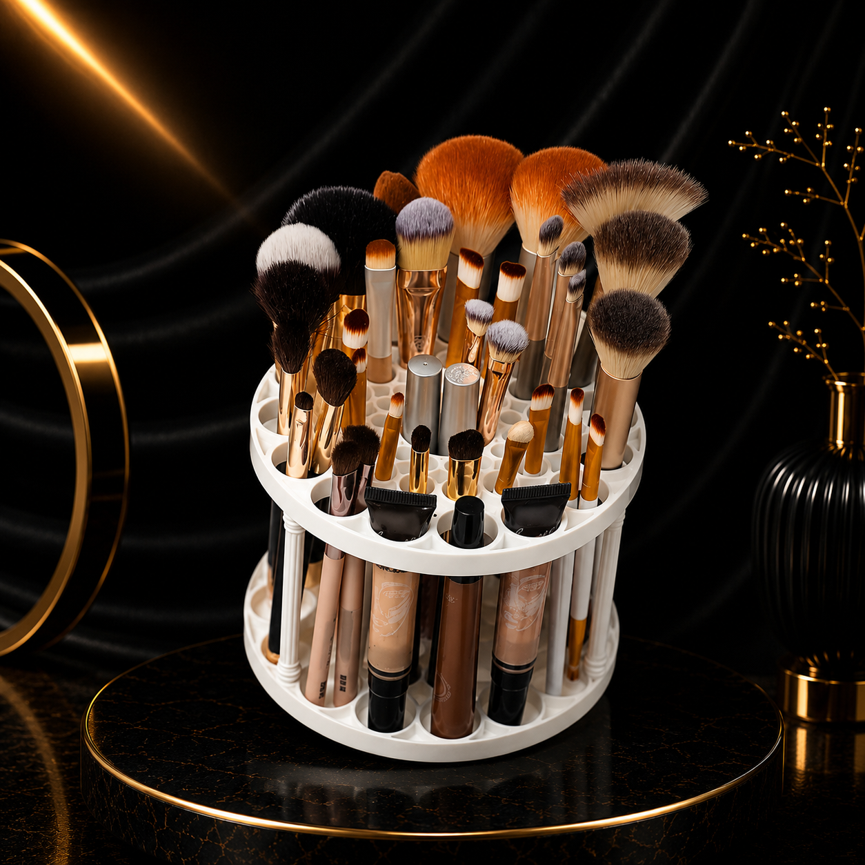 Soporte de Maquillaje Rotativo